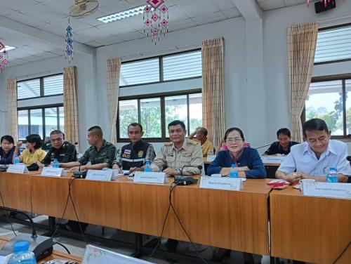 พช.เขาวง ร่วมประชุมหัวหน้าส่วนราชการ อำเภอเขาวง ประจำเดือนพฤษภาคม 2568